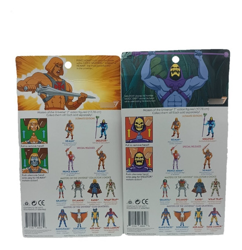 Heman Y Skeletor Exclusivos Super 7 Filmation Motu Ultimate