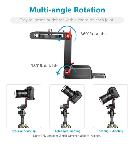 Cabezal De Trípode Neewer Z-flex Tilt Head Tipo Z Para Cámar