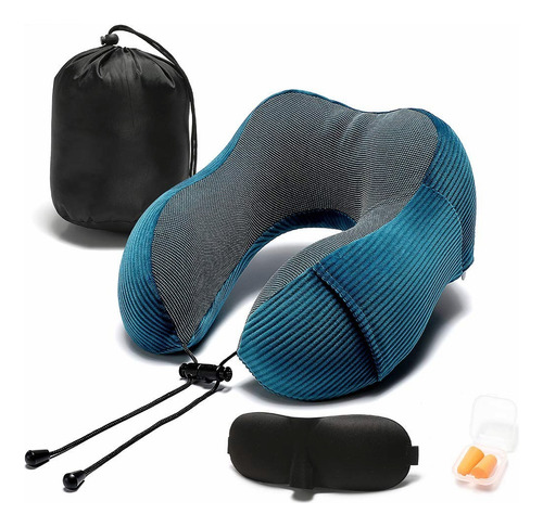 Almohada Cojín Cuello De Viaje,almohada Espuma Viscoelástica