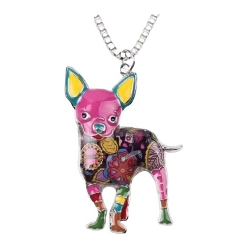 Collar Dije Alebrije Perro Fantástico Inspirado Coco 