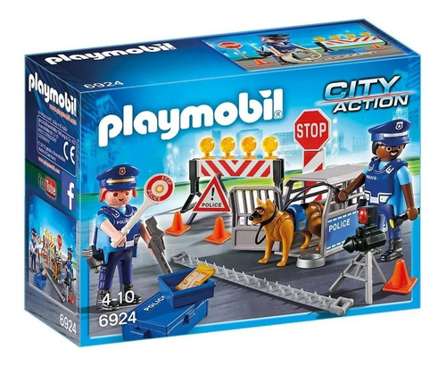 Playmobil - Control De Policia 48 Pc - City Action