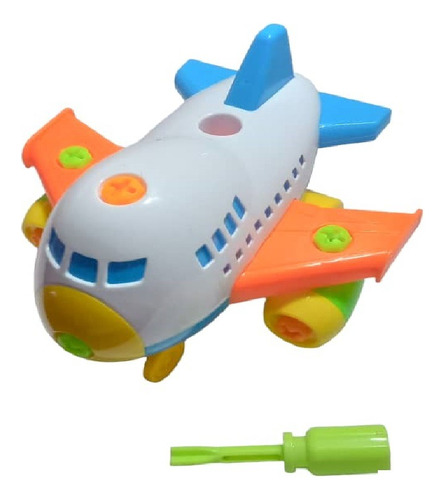 Juguete Armable Didactico Para Niños Bebes Modelo Avion