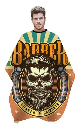 Capa De Corte Las Kapas Barbería Peluquería Barber Shaves