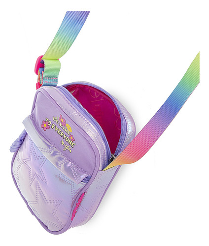 Bolsa Niñas Crossbody Cloe Janat Mediano Color Lila