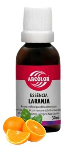 Essência Artificial Comestível 30ml Arcolor -laranja 
