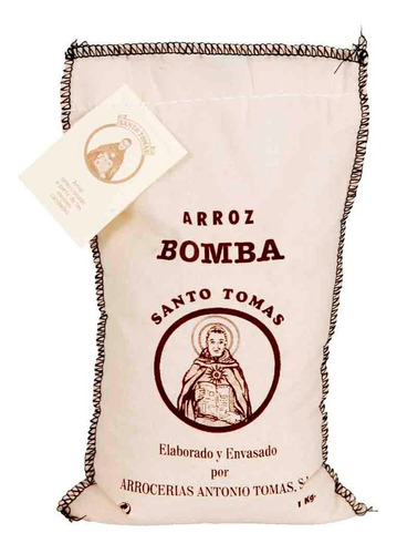 Arroz Bomba Espanhol Santo Antonio Tomas Paella 1 Kg