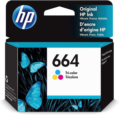 Cartucho Original Hp 664 Tricolor F6v28al Advantag 2675 3775