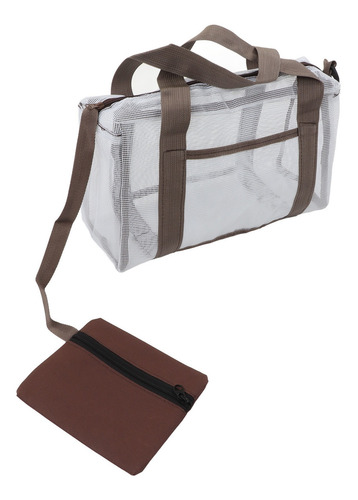 Bolso De Hombro De Malla, Bolsa De Playa, Extra Grande Y Lig