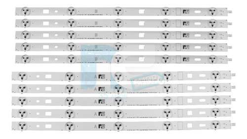 Kit C/10 Barras De Led Neshop Para Kdl-40r355b Kdl-40r485a