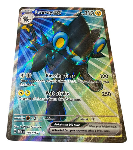 Luxray Ex 195/167 Full Art Pokemon Tcg