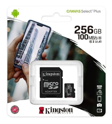 Imagen 2 de 2 de Tarjeta de memoria Kingston SDCS2/256GB con adaptador SD 256GB