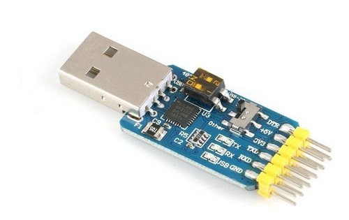 Convertidor Usb 6 En 1 Ttl Rs232 Rs485 Cp2102 Max485 Max232