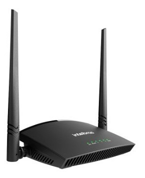 Imagem 2 de 4 de Roteador Repetidor Intelbras Rf 301k Preto 300mbps - Ckd