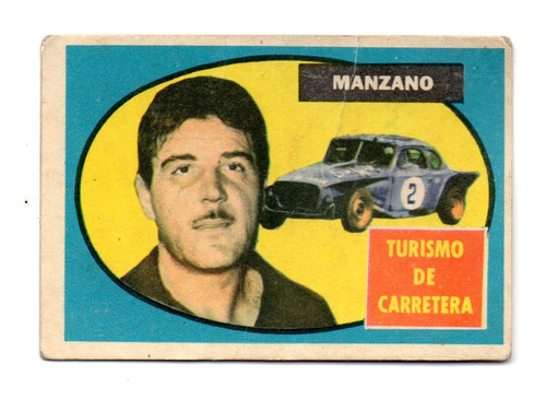 Figurita Tarjeton Futbol Campeon 1966 Manzano N° 119 Tc