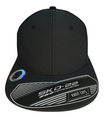 Gorra Plana Poliester Doble Boton 3 Piezas