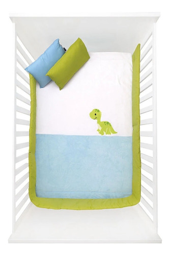 Cobertor Bordado Cunero Calientito Y Pachon. Varios Diseños. Little Dino