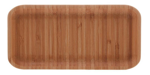 Bandeja De Bambu Hire Retangular Pequena 20x10x1,5cm Lyor