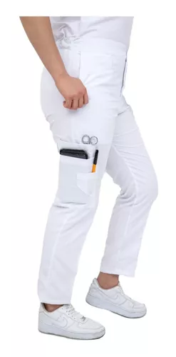 Pantalón Blanco Enfermera Doctora