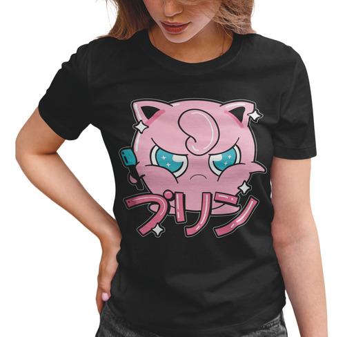 Playera Jigglypuff Pokemon Unisex Dama