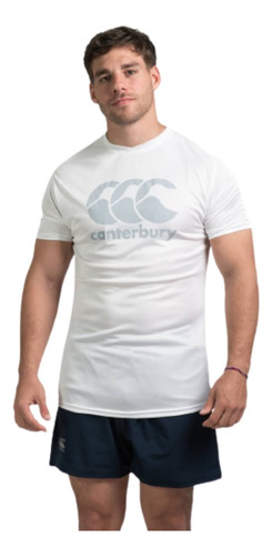 Remera Training Hombre Canterbury Dublin Blanco