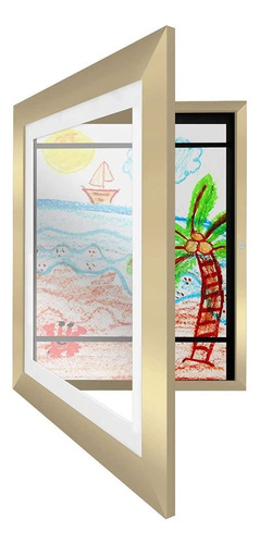 Portafolio De Dibujo Con Marcos De Arte Para Niños, Almacena