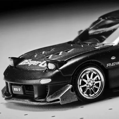 Miniatura Pop Race S24-07 Mazda Rx7 Re Amemiya Wide Bod 1/64