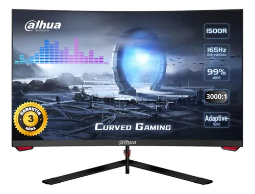 Monitor Gamer Panel Va Led Curvo 1920*1080 165hz Altavoces