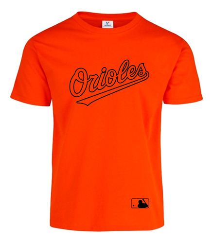 Playera Orioles Baltimore Béisbol Baseball Mlb Naranja