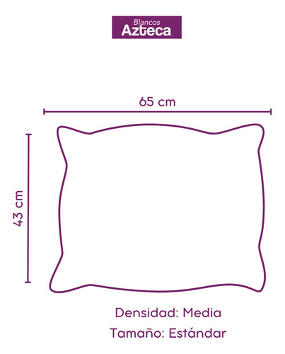 Jja Almohadas 2 Pack Estándar Microfibra Media. Blancos