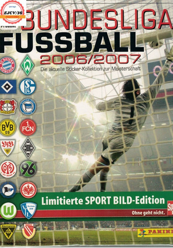 Álbum Bundesliga Liga Alemana 2006/2007 Completo Panini