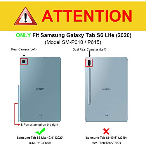 Fintie Funda De Silicona Para Samsung Galaxy Tab S6 Lite 10.