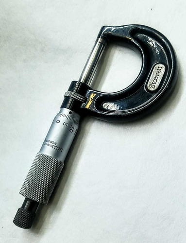 Micrómetro De 0-25 Mm Starrett Great Britain. (Usado)