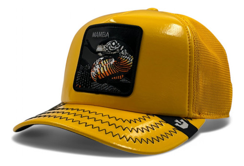 Gorra Goorin Bros Mamba Mentality Yellow, Original, Charol Amarillo Unitalla