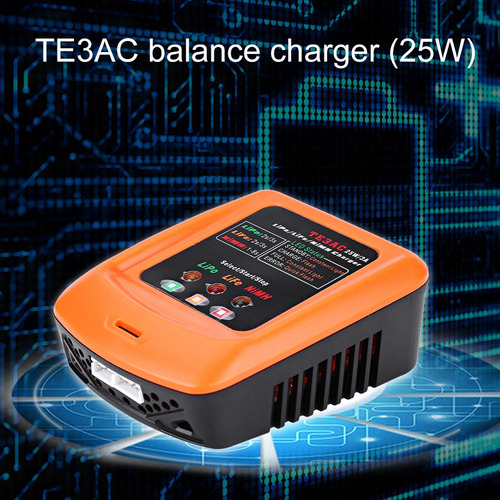 Cargador Balanceado Rc 25w 3a Para 2s/3s Lipo Life 1-8s Nimh