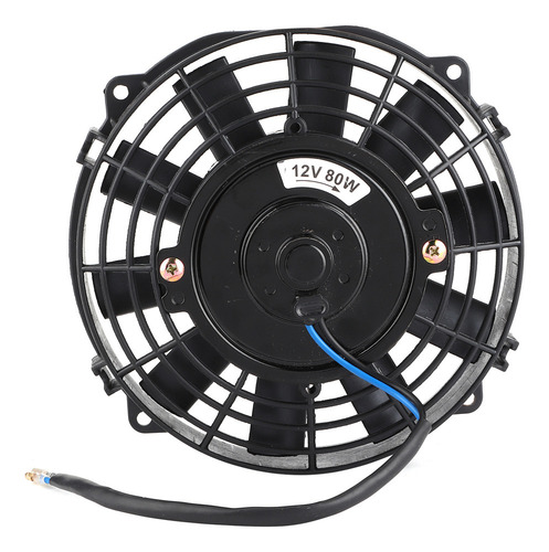 Abanico Eléctrico Universal 8in 10 Aspas 12v 80w