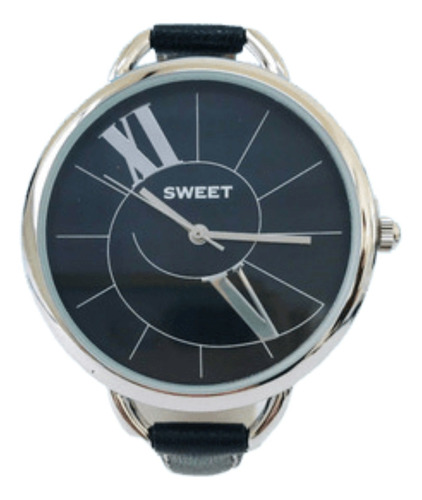 Reloj Sweet 6301 Acero Mujer Malla Cuero Garantía Oficial 