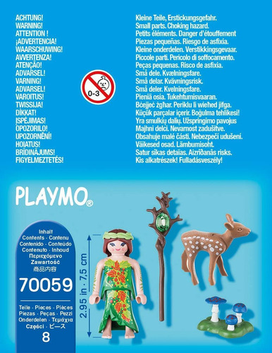 Pm Playmobil Hada Con Los Ciervos