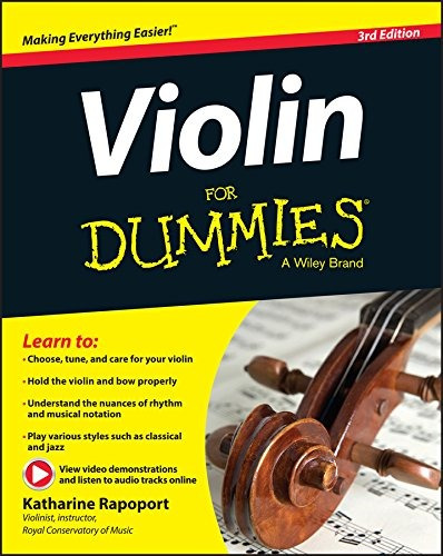 Violin For Dummies, Book + Online Video  Y  Audio Instructio
