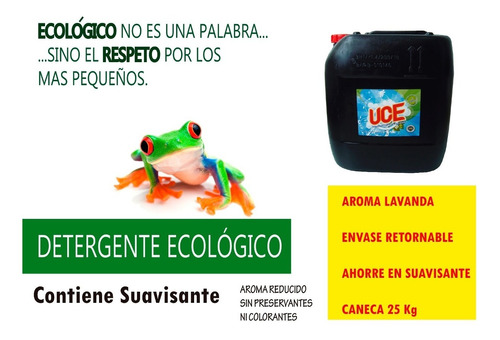 Detergente Líquido Biodegradable Para Ropa Caneca