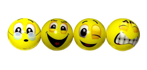 Pelotas Antistress Emoji X6 Emoticón Smile 
