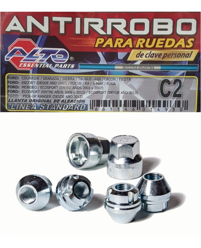 Tuercas Bulones Antirrobo Ford Mondeo Llantas Aleacion