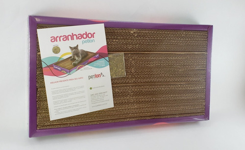 Imagem 5 de 9 de Arranhador Gato Petlon Papelao + Catnip - Promoção!