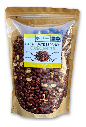 Cacahuate Español - Cacahuate Cascarita 1kg