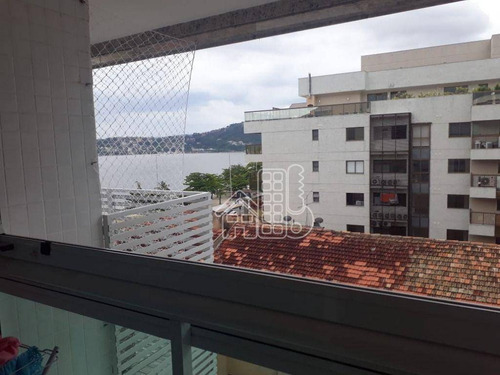 Apartamento Com 3 Dormitórios À Venda, 130 M² Por R$ 895.000,00 - Charitas - Niterói/rj - Ap4277