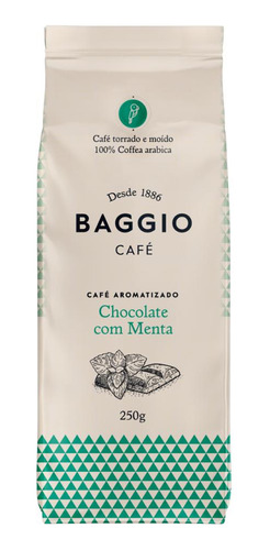 Café Torrado E Moído Chocolate Com Menta Baggio Pacote 250g