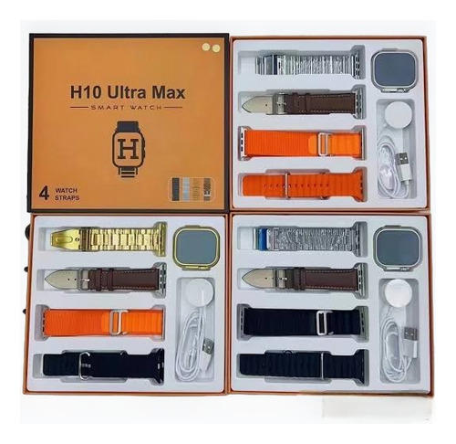 H10 Ultra Max - 4 Correas - 1 Cargador Inalámbrico*