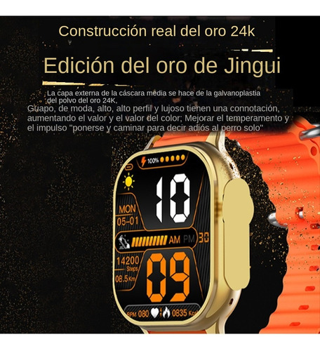 Relógio Esportivo Multifuncional S9ultra Para Android Com Nf