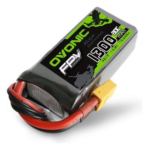 Ovonic Batería Lipo 4s 80c Mah 14.8v Lipo Batería Con Con.