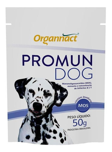 Suplemento Vitaminico Aminoácido Organnact Promun Dog 50g