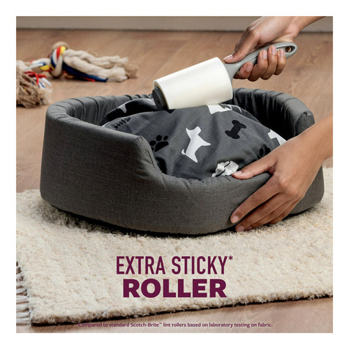 Scotch-brite Pet Rodillo De Pelusa Extra Pegajoso Para Pelo,